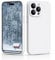 CALOOP Slim-Fit for iPhone 14 Pro Max Case,Sturdy Shockproof Hard Frame Cover with Anti-Scratch Microfiber Lining,Skin Soft Liquid Silicone,Full Protection for Screen and Camera Lens(White)