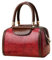 NICOLE & DORIS Handtasche Damen Designer Umhängetasche Mode Schultertaschen PU Leder Satchel Handtasche Krokodil Henkeltasche Clutch Crossbody Tasche Burgunderrot