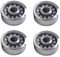 4PCS Foco LED Piscina - Luces De Paisaje Submarin, Foco Subacuático Sumergible De Agujero Medio De 12 V/24 V, Foco De Jardín De Acero Inoxidable Resistente Al Agua IP68, Para Terraza De Piscina(Green,