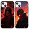 2 Stück Handyhülle für Apple iPhone 13/iPhone 14 Hülle 6.1 Zoll Anime Uchiha Itachi Sasuke Manga Muster Design Junge Case All Inklusiv Linsen Schutzhülle TPU Silikon Weich Ultra Dünn Cover, 07