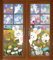 Fensterbilder Ostern Selbstklebend, 9 Blätter Fensterdekoration Ostern, Fensteraufkleber Ostern Kinder, Fenstersticker Ostern Wiederverwendbar, Fenster Aufkleber Dekorationen für Ostern (Farbe A)