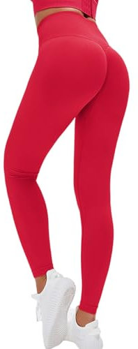 Lishang Scrunch Butt Leggings Damen High Waist Seamless Push Up Booty Sport Leggings Elastische Blickdicht Leggins Sporthose für Gym Yoga Fitness Sportleggings