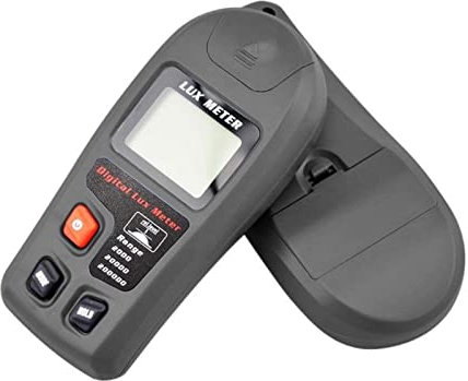 Beleuchtungsstärkemessgerät, Digital Lux Meter 200.000 Lux Digital LCD Pocket Light Meter Lux/FC. Messen Sie den Tester-Illuminometer-Sensor-Photometer MT-30 Geeignet für Innen-/Außenmessungen(1 UK)
