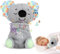 Schlummer-Koala mit Atembegung, Herzschlag, Sanfter Musik, Niedliche Plüschfigur mit Beruhigenden Lichtern, Einschlafhilfe für Babys Geschenk zur Babyparty für Neugeborene Ostergeschenke Kinder