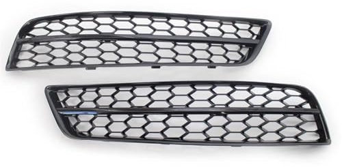 DZSYANJIASM Rejilla Parachoques Embellecedor Rejilla Luz Antiniebla Delantera para Audi A3 8P 2009 2010 2011 2012 2013 Color Negro Brillante Rejilla Panal Rejilla Frontal