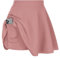 Hanna Nikole Grandes tailles - Jupe de sport pour femme - Taille haute - Avec short - Jupe de pom-pom girl plissée - Jupe de tennis - Jupe de course - Jupe de randonnée avec poches, Gris rose., 48