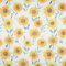 VmG-Store Baumwollstoff Meterware 140cm Breite Stoffe zum Nähen Nähstoff Kinderstoff für Kissen Babykleidung Kinderkleidung DIY (Sonnenblumen Weiß Bc037)