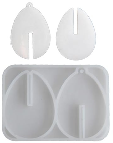 Tragbare Silikonform zur Schmuckherstellung, Eier, hängende Anhängerformen für Zement und Gips, hängende Kunst