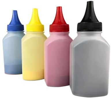 YGUWZ Nachfüllen von Tonerpulver Kompatibel mit C910 C930 Laserdrucker Farbkartusche(4 Color Toner)