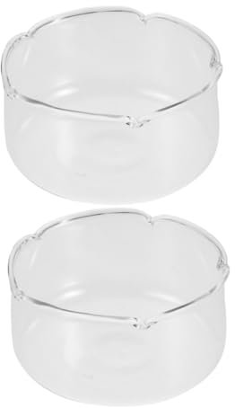 VINTORKY 2stücke Transparente Glasvase Mikroglas-pflanzflasche Pflanzgefäß Vase Für Blumen Und Pflanzen Aquariumtank Und Terrarienbehälter Durchsichtiger Pflanzenhalter Für