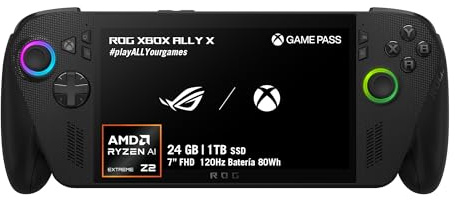 ASUS ROG Xbox Ally X 2025/ AMD Ryzen AI Z2 Extreme/AMD Radeon Graphics/RAM 24GB, 1TB SSD/FHD 16:9, 120Hz/Wi-FI 6E+ Bluetooth 5.2/ Warranty and Service with the Brand in Mexico