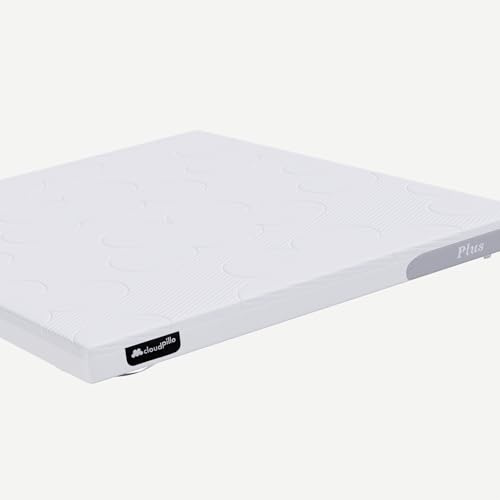 Cloudpillo Plus Matratzen Topper 140x200 cm - 10 cm Dicker Premium Matratzen Topper mit 4 Schichten - Ergonomischer Komfort & Mini-Taschenfedern - Oeko-TEX® Zertifiziert