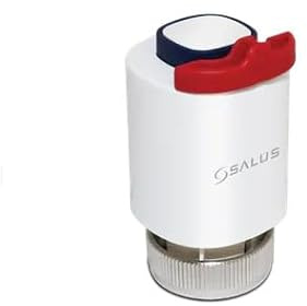 Salus T30NC230-WB Underfloor Heating Actuator, 230V, M30 x 1.5 | 230V Normally Closed Actuator, M30 x 1.5 Thread, UFH Manifold Control, 2W Power, First Open Function, Position Indicator