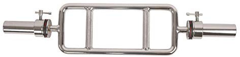Sunny Health & Fitness 86 cm olympische Trizepsstange mit Ringkragen