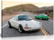 Panther Print Porsche Singer 911 Impression sur toile Impression murale 24 x 16 cm