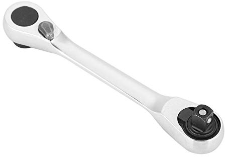 Akozon Ratschenschlüssel 1/4 Mini-Ratschen Steckschlüssel Schraubendreher Drehmomentschlüssel Ratschenschlüssel Schraubendreher Inbusschlüssel für die Autoreparatur(107mm)
