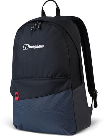 Berghaus Unisex Brand Bag 25 Litre Backpack| Comfortable Fit | Durable Design | Rucksack for Men and Women, Jet Black/Carbon