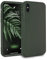MyGadget Hülle kompatibel mit iPhone XS Max - robuste Handyhülle TPU Case Slim Silikonhülle - Back Cover Kratzfest Schutzhülle matt Olivgrün