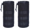 TRIWONDER Tactical Water Bottle Pouch Molle Bottle Bag Drink Holder Hydration Bottle Holster Bottle Carrier Bottle Protector (01 Black - 2 Pcs)