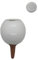OLLAS LUTTON Olla Terracota para Plantar 25 cl | Riego automático y ecológico para Plantas de Interior y Exterior | Sistema de riego Natural | Autonomía 2 días | OYA Blanco