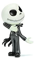 Disney L'Étrange Noël de monsieur Jack Skellington Figurine de collection phosphorescente moulée sous pression, jouets pour enfants et adultes 10,2 cm