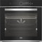 Beko BBIM13400XPSE Einbau-Backofen mit 15 Heizarten, 72 l Garraum-Volumen, Multifunktionsdisplay mit Sensortasten, Aeroperfekt, Pyrolytische Selbstreinigung, SteamShine-Reinigung, Schwarz/Edelstahl