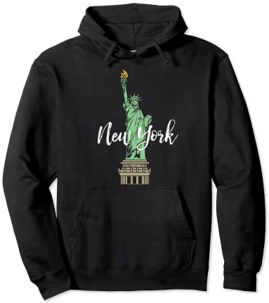 Tourist - Statue of Liberty Iconic - New York - NYC Pullover Hoodie