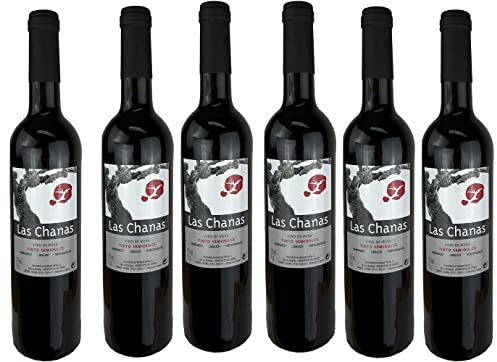 Las Chanas Tinto Semidulce - Castilla y León - Garnacha, Malvasia, Tempranillo Halbsüss Rotwein (6 x 0,75 l)