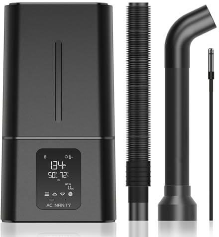 AC Infinity CLOUDFORGE T7, Pflanzen-Luftbefeuchter 15L mit integriertem Smart Controller, Luftfeuchtigkeits-Balance-Programmierung, kommerzielle Qualität, Raumbefeuchter für Pflanzen in