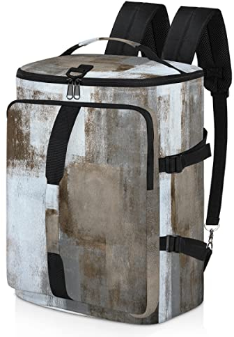 Grey Art Moderne Malerei Sport Duffel Rucksack für Herren Damen Grau Seesack mit Schuhfach für Fitnessstudio Reisen Wandern Rucksack, multi, Einheitsgröße, Sportlich