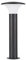 Quevia-Eletro E27 Retro Wegeleuchte Anthrazit Außen Wasserdichte Anthrazit Mastleuchten Aluminium Acryl Gartenleuchte Pollerleuchte Standleuchte Pfostenlichter Villa Rasen Hof Pfosten Beleuchtung IP44