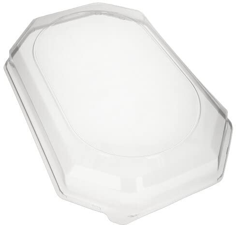 50 Deckel für Servierplatten, PET 54 cm x 35 cm x 6,3 cm transparent
