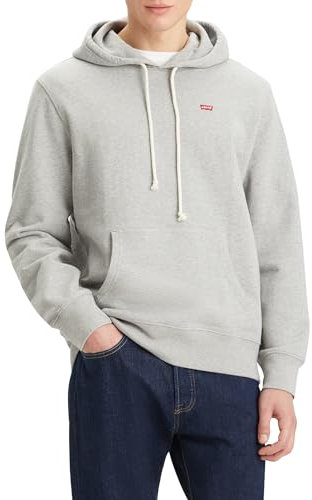 Levi's Men's The Original Hm Hoodie, Mid Tone Grey Heathe, XXL