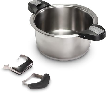 OPPAHA - Asas universales para ollas y parrillas - Compatible IMCO, AMC, FISSLER, SILIT y MONDIAL CASA - Baquelita anti quemaduras