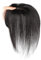Haartopper 9,8 Zoll langes Haar Topper für dünne Haare Frauen Seidenbasis Clip in Haarverlängerungen Natural sucht täglich Gebrauch natürlicher Schwarz