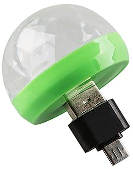 Gadpiparty Usb-betriebene Lichter Usb-disco-licht Mini-handy Balkenlicht Kugellampe Party-tanzlicht Disco-lampe Durch Ton Aktivierte Lichter Mobiltelefone Bühnenball Licht Led Dj Rotieren