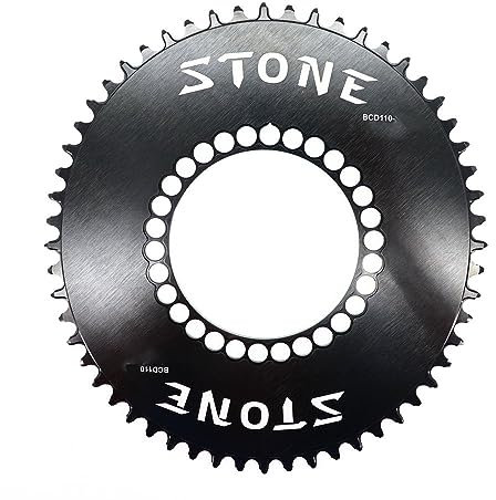 GFDSGRE Platos para Bicicletas Plato Ovalado 110 BCD Tooth Road Bike Chainwheel 110BCD Plato Ovalado 32 MTB(Aero 52T)