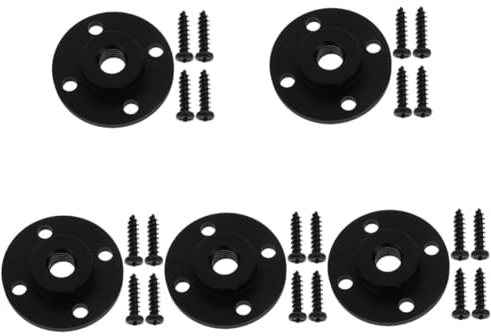 Toyvian 5stücke Mikrofonhalterung Mit Flanschmontage Wandhalterung Für Vielseitige Anwendungen Stabiler Und Sicherer Für Mikrofone Für Innen Und Außeneinsätze