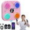 LPQKCcY Music Boxing Machine, Kinder Led Music Punch mit Boxhandschuhen, Wandmontierte Boxmaschine mit Musik, UnterstüTzt Bluetooth, Boxautomat für Kinder für Haus, Indoor und Gym