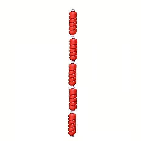 Séparateur de sécurité flottant pour piscine, ligne de couloir de nage, corde de sécurité pour vagues de piscine, barrière flottante pour diviser la zone dangereuse, avec 5 flotteurs, ligne de bo