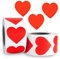 2 Stück Herz Aufkleber, Selbstklebende Herzform Etiketten Liebesaufkleber, Herz-Sammelalbum-Sticker, Für Valentinstag, Jubiläum, Hochzeit, Geburtstag, Geschenkbeutel, Diy-Verschönerung (Rot)