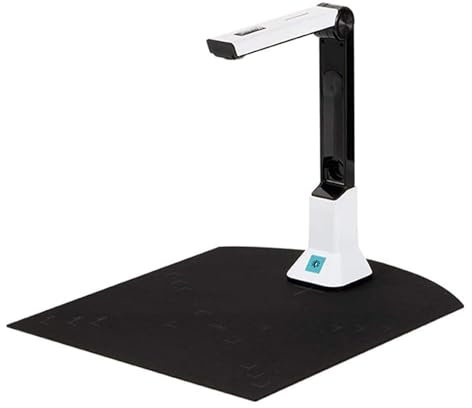 Scanner per libri con fotocamera per documenti Scanner portatile ad alta definizione, scanner for documenti ID ad alta definizione in formato A4 da 8 milioni di pixel, scanner A4 Versatile e multicomp