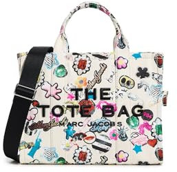 MARC JACOBS Damen The MEDIUM Tote Bag, White Multi