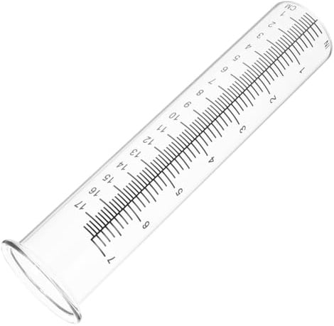 YARNOW Regenmesser Ersatzrohr Aus Borosilikatglas Präzises Regenmessgerät Für Garten Und Außenbereich 21 cm Leicht Ablesbar Ideal Für Niederschlagsmessungen