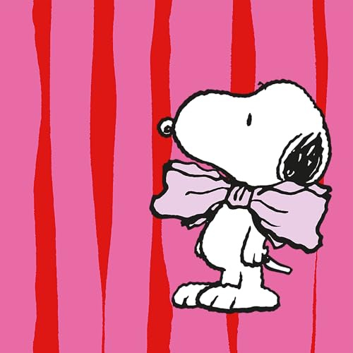 Snoopy Moments Premium Servietten 33x33 cm – 3-lagig, 20 Stück | Edle Design-Servietten mit Snoopy Motiv | Perfekt für Geburtstage, Feste & Tischdeko (bunt) (1213-26114)