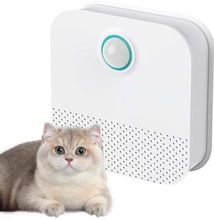 Cat Litter Freshener - Automatic Sensor Litter Box Air Freshener - Odor Eliminator Spray, Odor Absorber for Home Bathroom | Safe Perfume Refill