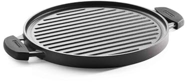 Tramontina Plancha de Hierro Fundido Reversible 2 en 1 Precurada Titanex 30 cm