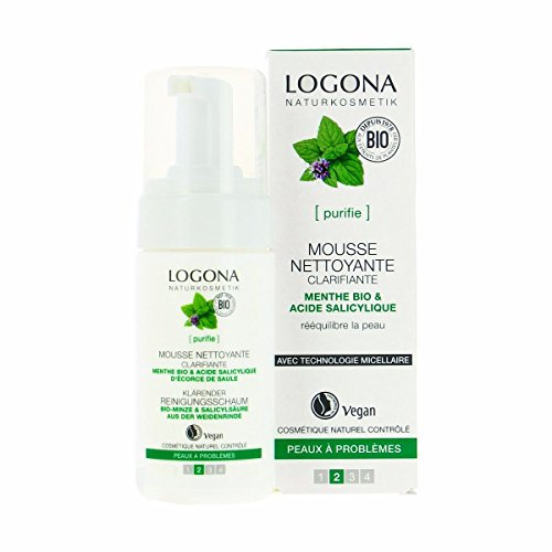 Logona – Reinigungsschaum Minze & Salicycsäure für Haut 100 ml Bio – Preis pro Stück