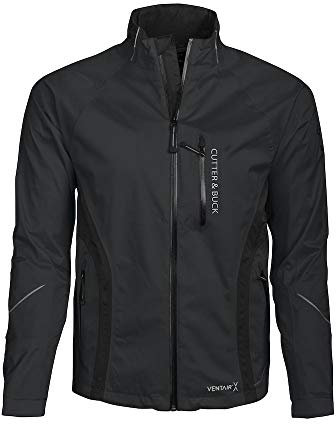 Cutter & Buck Lord Rain Jacket Men, Größe:XXL, Farbe:Black