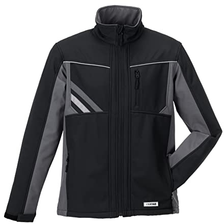 Planam 2721056 Highline Softshell Jacke, Schwarz/Schiefer/Zink, Größe XL